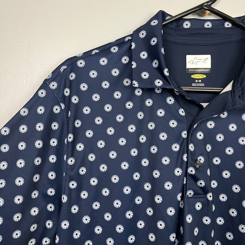 Greg Norman Play Dry Medium Golf Polo Shirt